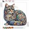 Diamond Painting Arts for Adults - Mandala Cat Partial Drill Diamond Art Paintings, DIY Craft Arts for Home Decor and Gifts - 12x12 Inches (Cat)
